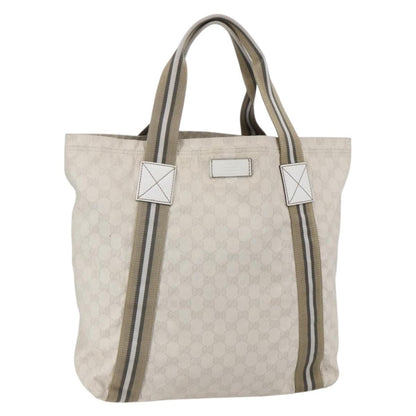 Gucci Original Web Tote GG Canvas Tall