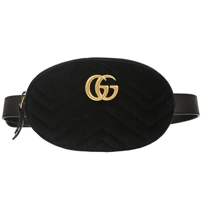 Gucci GG Marmont Belt Bag Matelasse Velvet Product Image