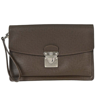 Louis Vuitton Belaia Clutch Taiga Leather Product Image