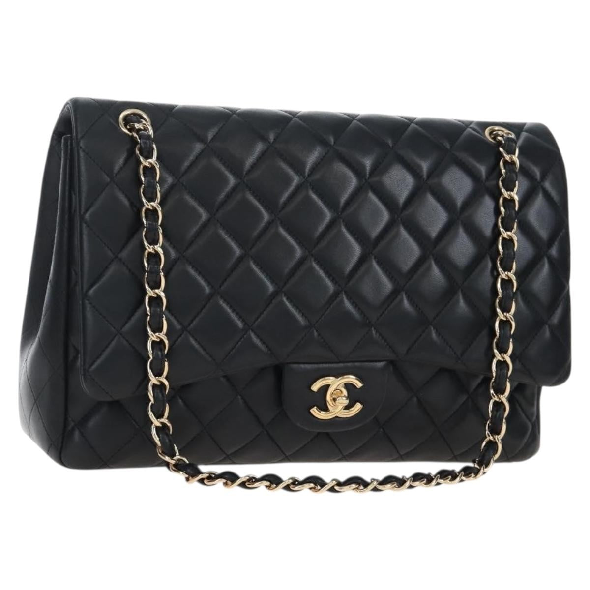 Chanel Classic Single Flap Bag Quilted Lambskin Jumbo