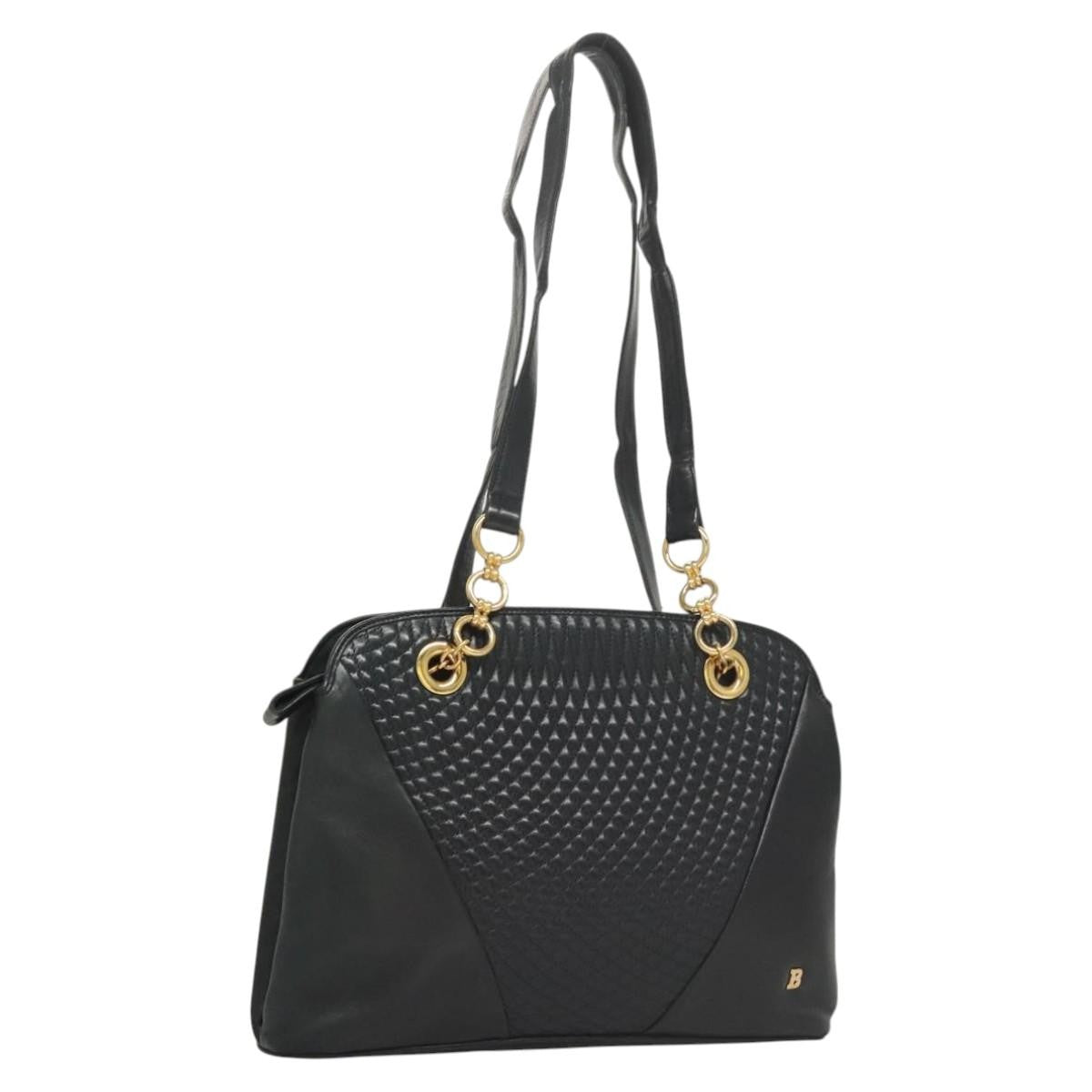 Bally Vintage Shoulder Bag Quilted leather Product Image