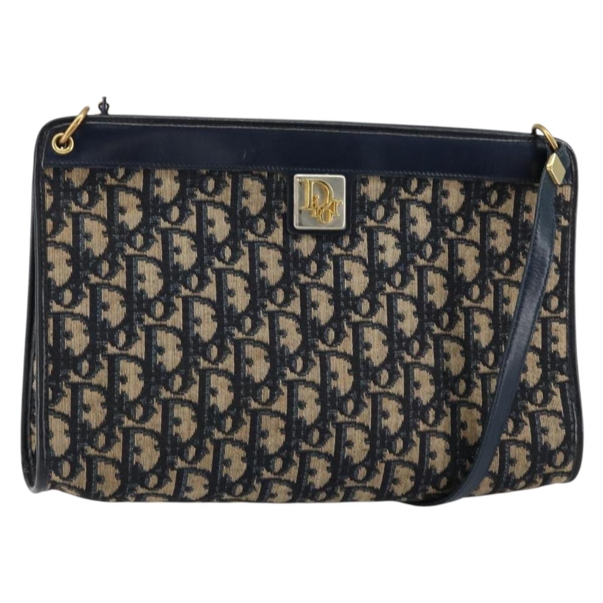 Christian Dior Vintage Trotter Shoulder Bag Canvas Product Image