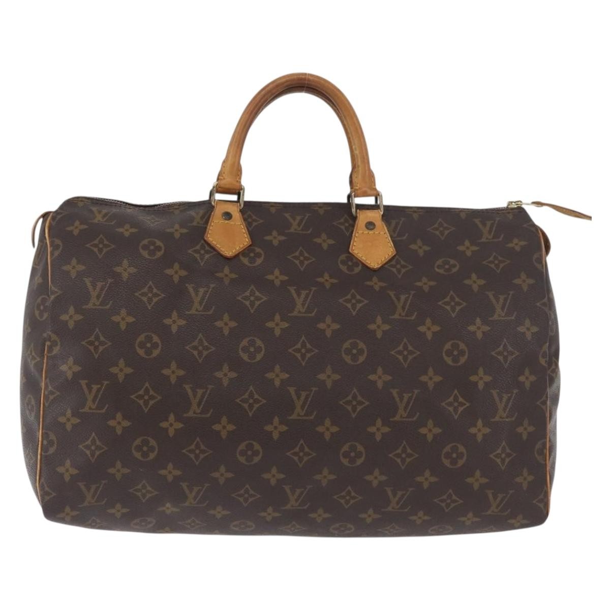 Louis Vuitton Speedy Handbag Monogram Canvas 40