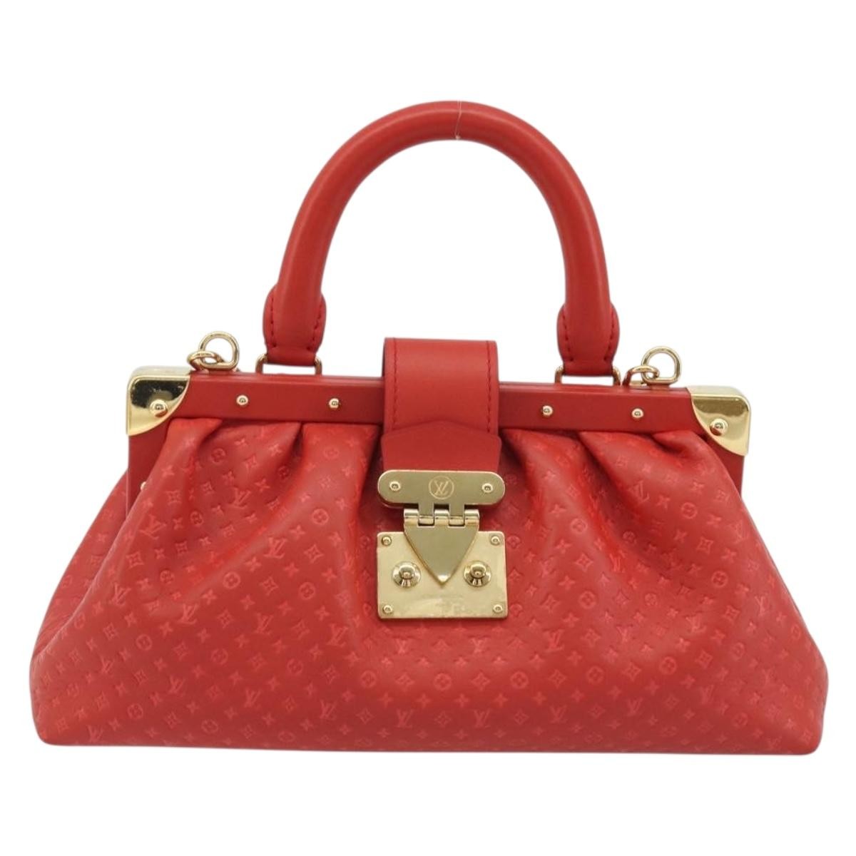 Louis Vuitton Monogram Top Handle Frame Clutch Monogram Canvas Product Image