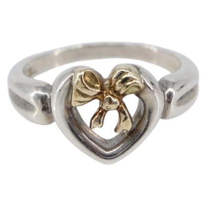 Tiffany & Co. Heart Ribbon Silver 925 and K18 Yellow Gold Product Image