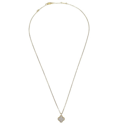 Van Cleef & Arpels Vintage Alhambra Pendant Necklace 18K Yellow Gold and Mother of Pearl Product Image