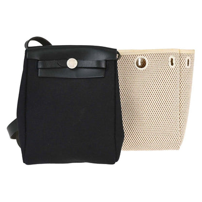 Hermes Herbag Toile and Leather TPM