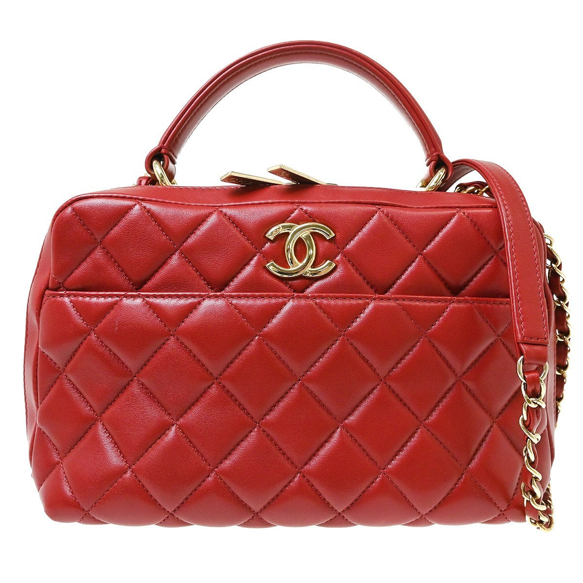 Chanel Trendy CC Top Handle Quilted Lambskin Medium