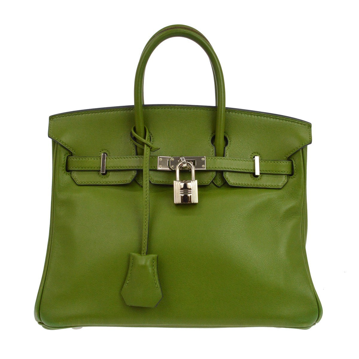 Hermes Birkin Green Swift with Palladium Hardware 25
