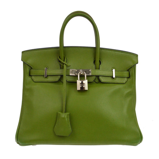 Hermes Birkin Green Swift with Palladium Hardware 25
