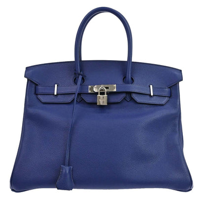 Hermes Birkin Blue Togo with Palladium Hardware 35