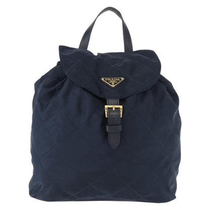 Prada Buckle Backpack Quilted Tessuto Medium