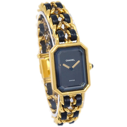 Chanel Premiere Rock Quartz Plated Metal and Leather 20