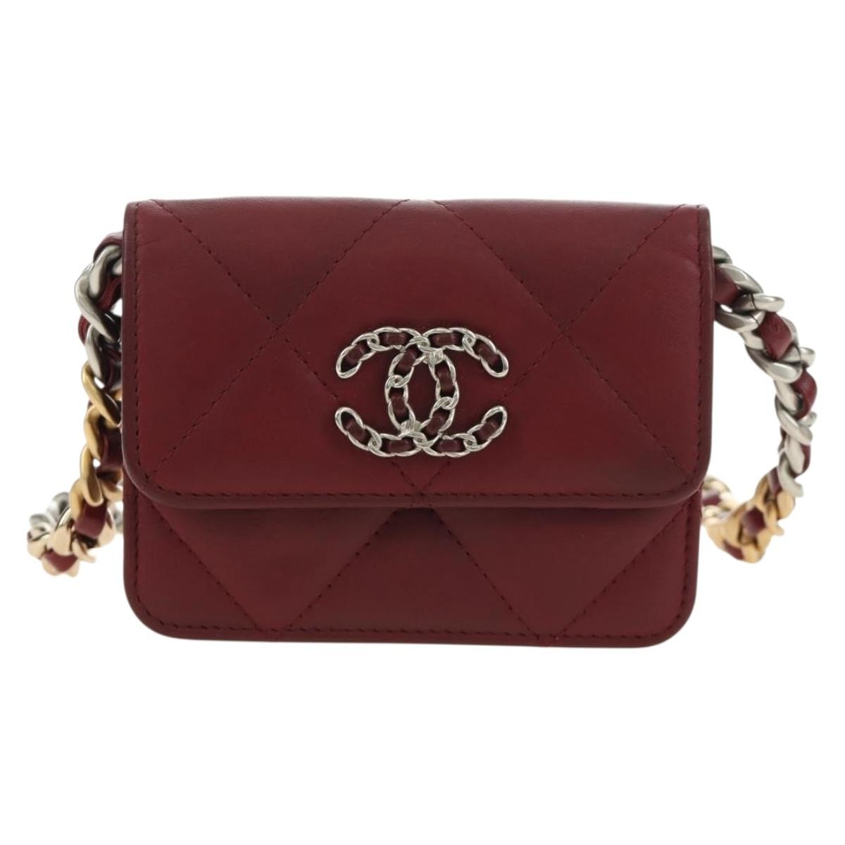 Chanel 19 Wallet on Chain Quilted Lambskin Product Image