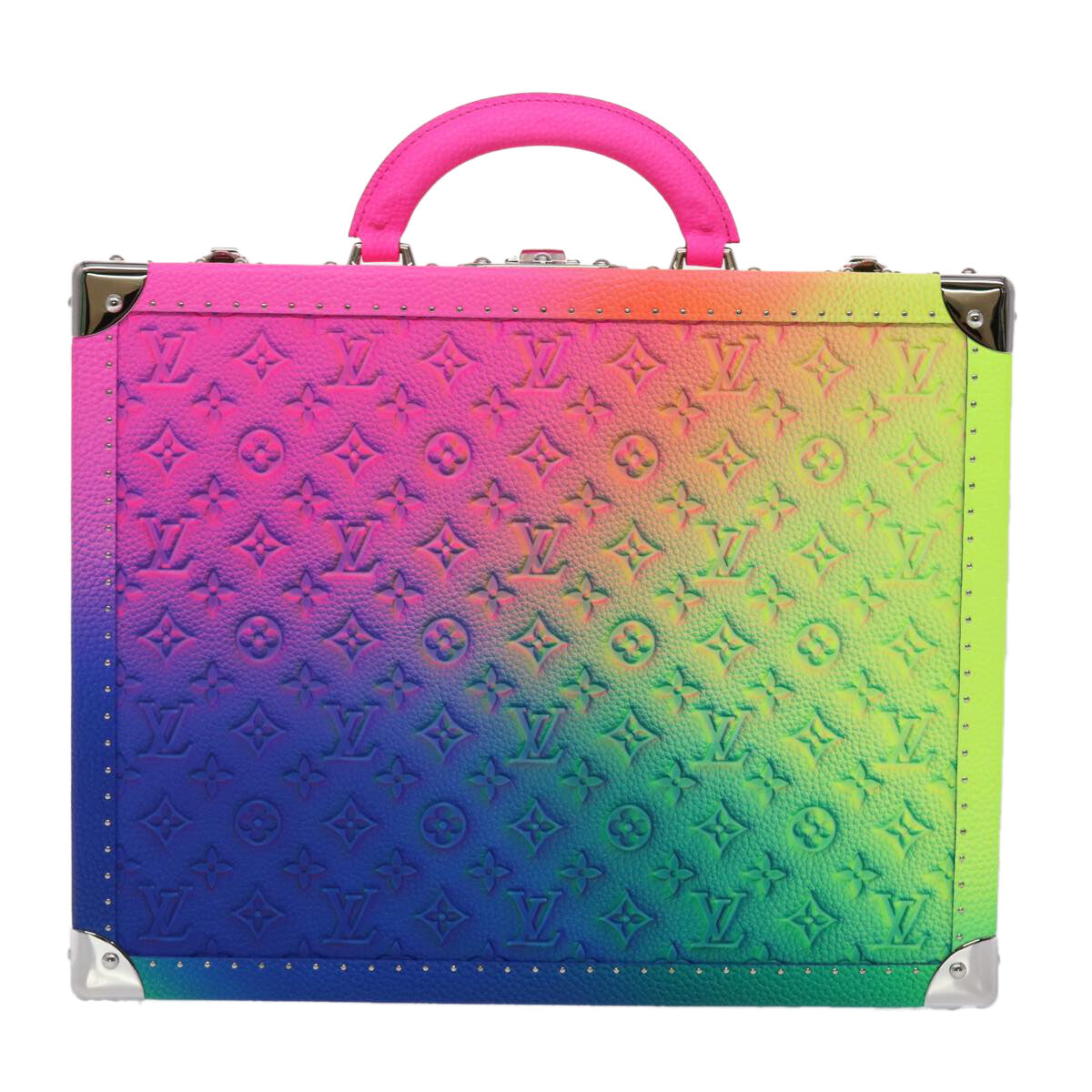 Louis Vuitton Cotteville Trunk Limited Edition Illusion Monogram Taurillon Leather 40