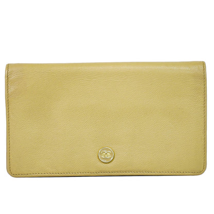 Chanel CC bifold wallet leather medium