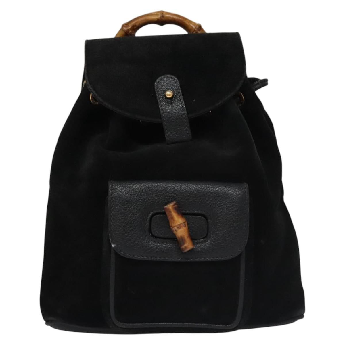 Gucci Gucci bamboo daim mini