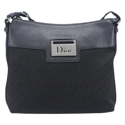 Christian Dior Vintage Street Chic Messenger Diorissimo Canvas and Leather Small