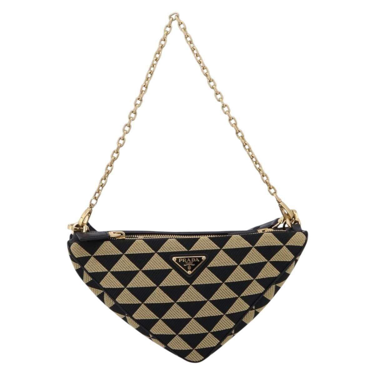Prada Symbole Triangle Jacquard Mini