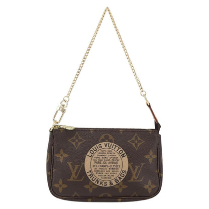 Louis Vuitton Pochette Accessoires Limited Edition Monogram Trunk Mini