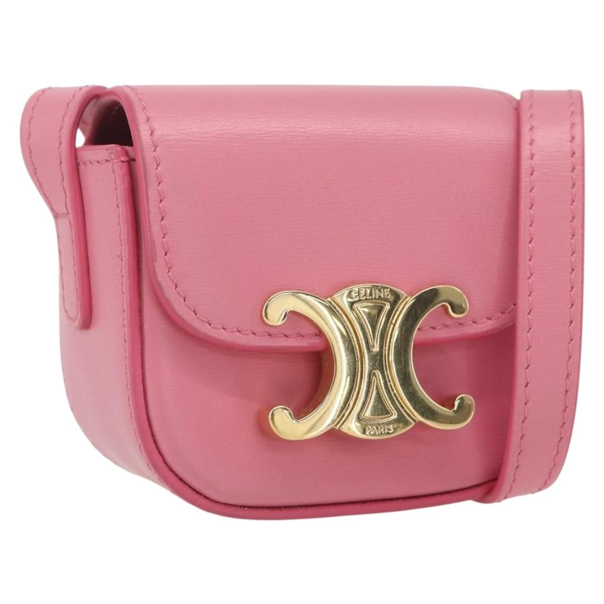 Celine Triomphe Shoulder Bag Smooth Calfskin Mini