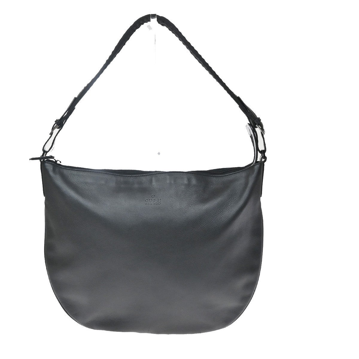 Gucci Vintage Web Half Moon Leather Large
