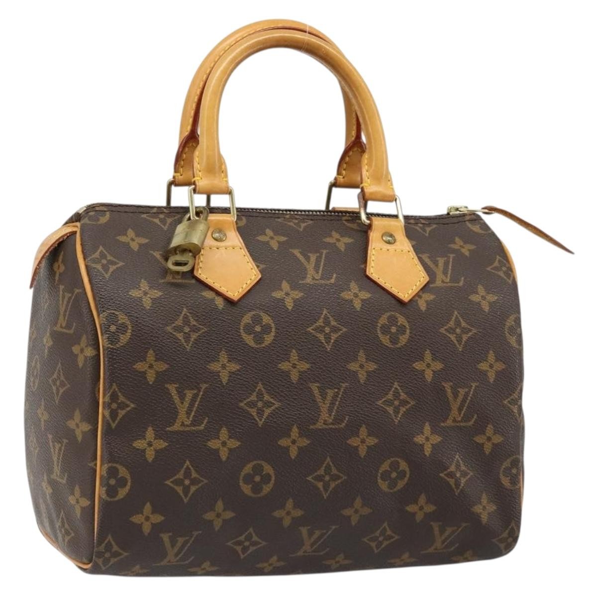 Louis Vuitton Speedy Handbag Monogram Canvas 25