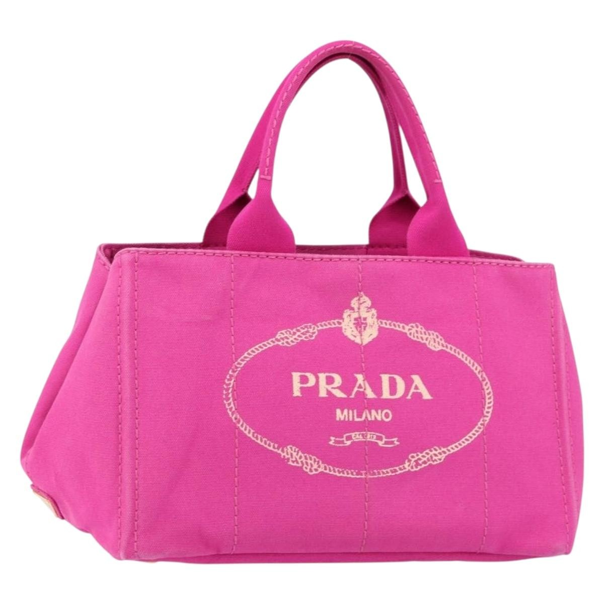 Prada Canapa Tote Canvas Medium