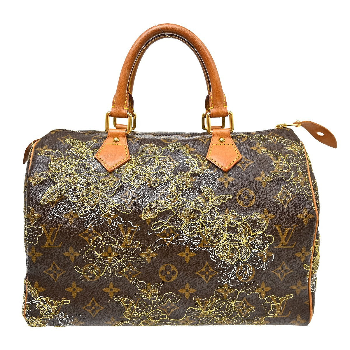 Louis Vuitton Speedy Handbag Limited Edition Monogram Dentelle 30