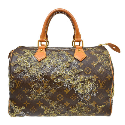Louis Vuitton Speedy Handbag Limited Edition Monogram Dentelle 30