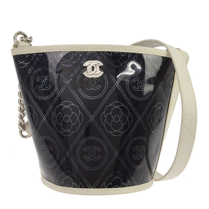 Chanel Camellia Coco Bucket Printed PVC Medium