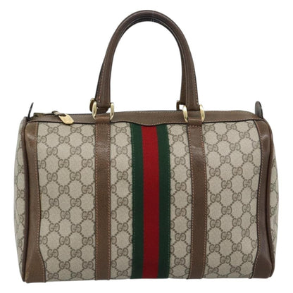 Gucci Vintage Web Boston GG Coated Canvas Medium