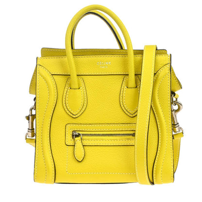 Celine Luggage Grainy Leather Nano