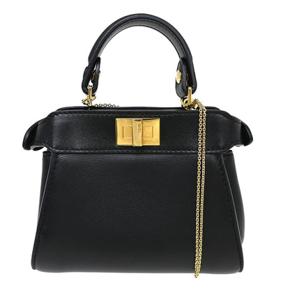 Fendi Peekaboo Bag Leather Mini