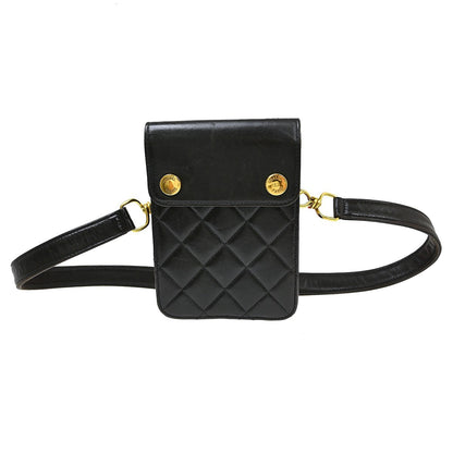 Chanel Vintage Button Waist Bag Quilted Lambskin Product Image