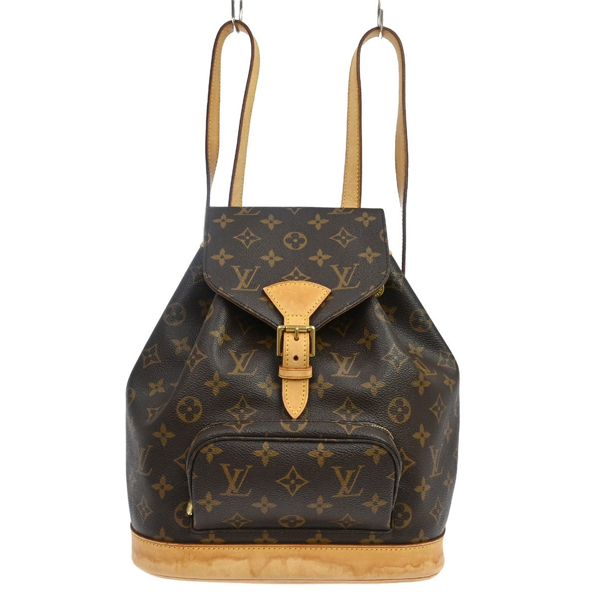 Louis Vuitton Vintage Montsouris Backpack Monogram Canvas MM