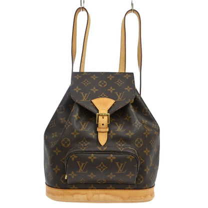 Louis Vuitton Vintage Montsouris Backpack Monogram Canvas MM