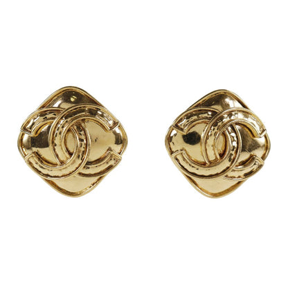 Chanel Vintage CC Clip-On Earrings Metal Product Image