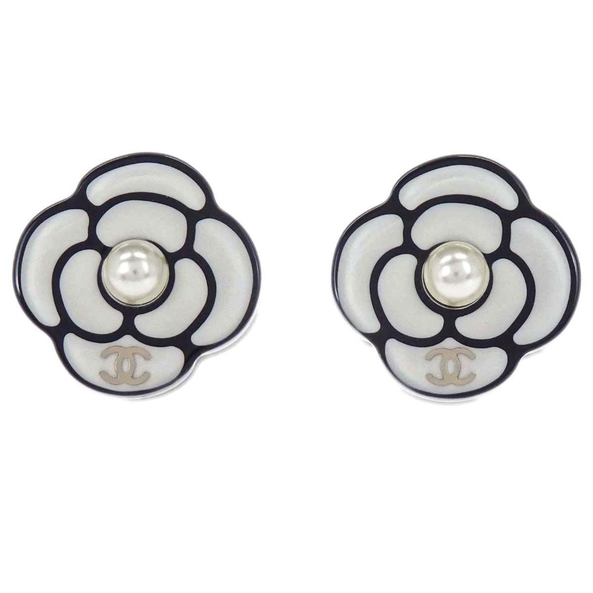 Chanel Camellia Stud Plastic Product Image