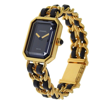 Chanel Premiere Rock Quartz Plated Metal and Leather 20
