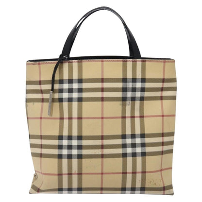 Burberry Nova Check Tote canvas check pattern Small