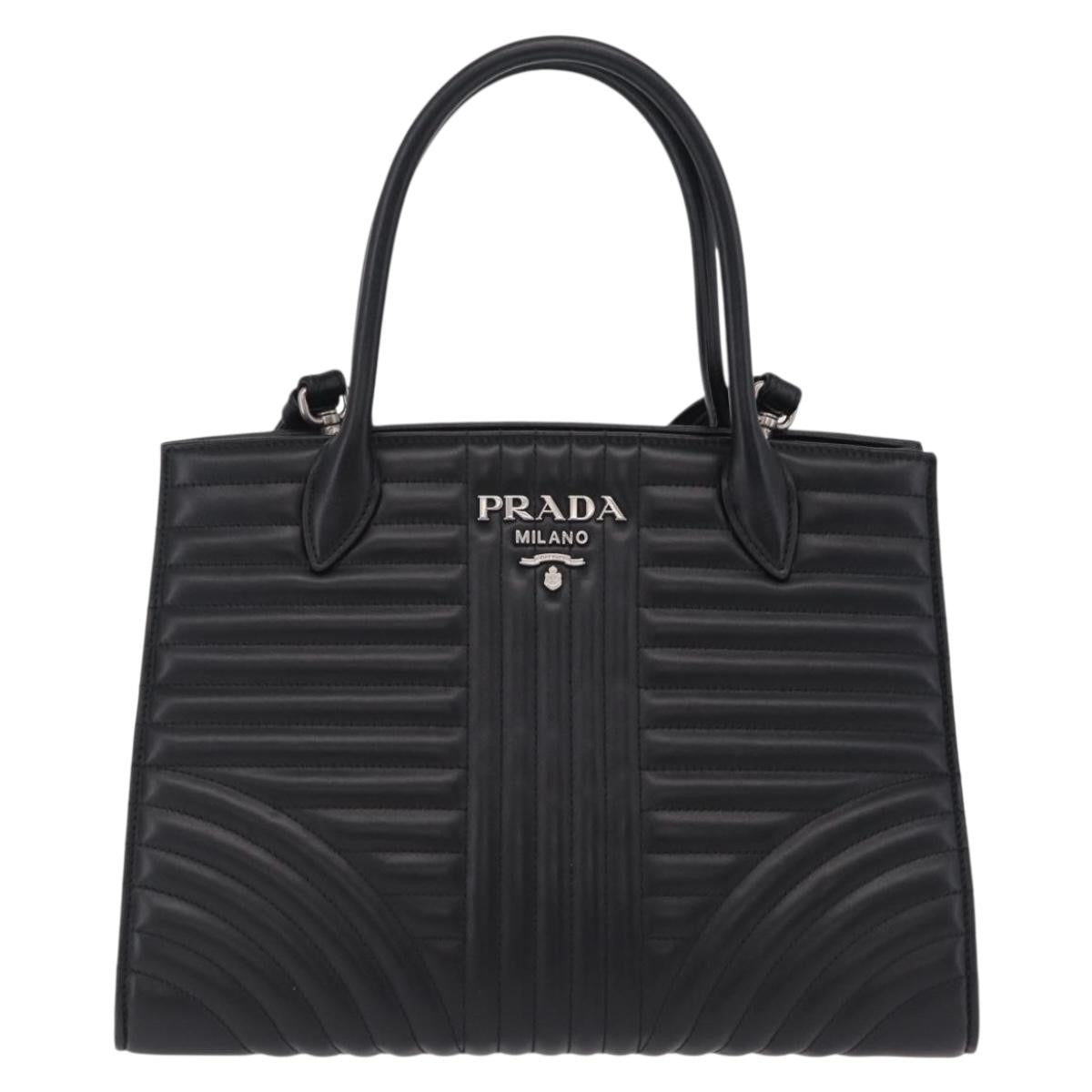 Prada Double Zip Diagramme Quilted Leather Small