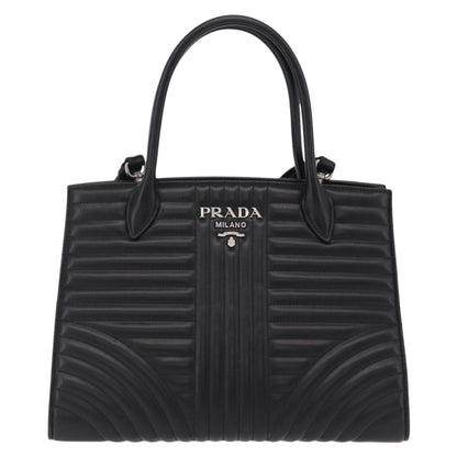 Prada Double Zip Diagramme Quilted Leather Small