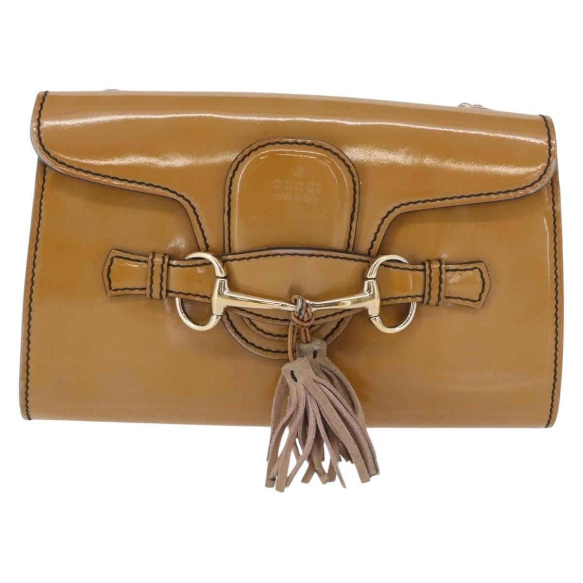 Gucci Emily Chain Flap Patent Small