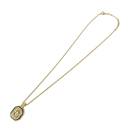 Christian Dior Vintage CD Pendant Metal with Crystals Product Image