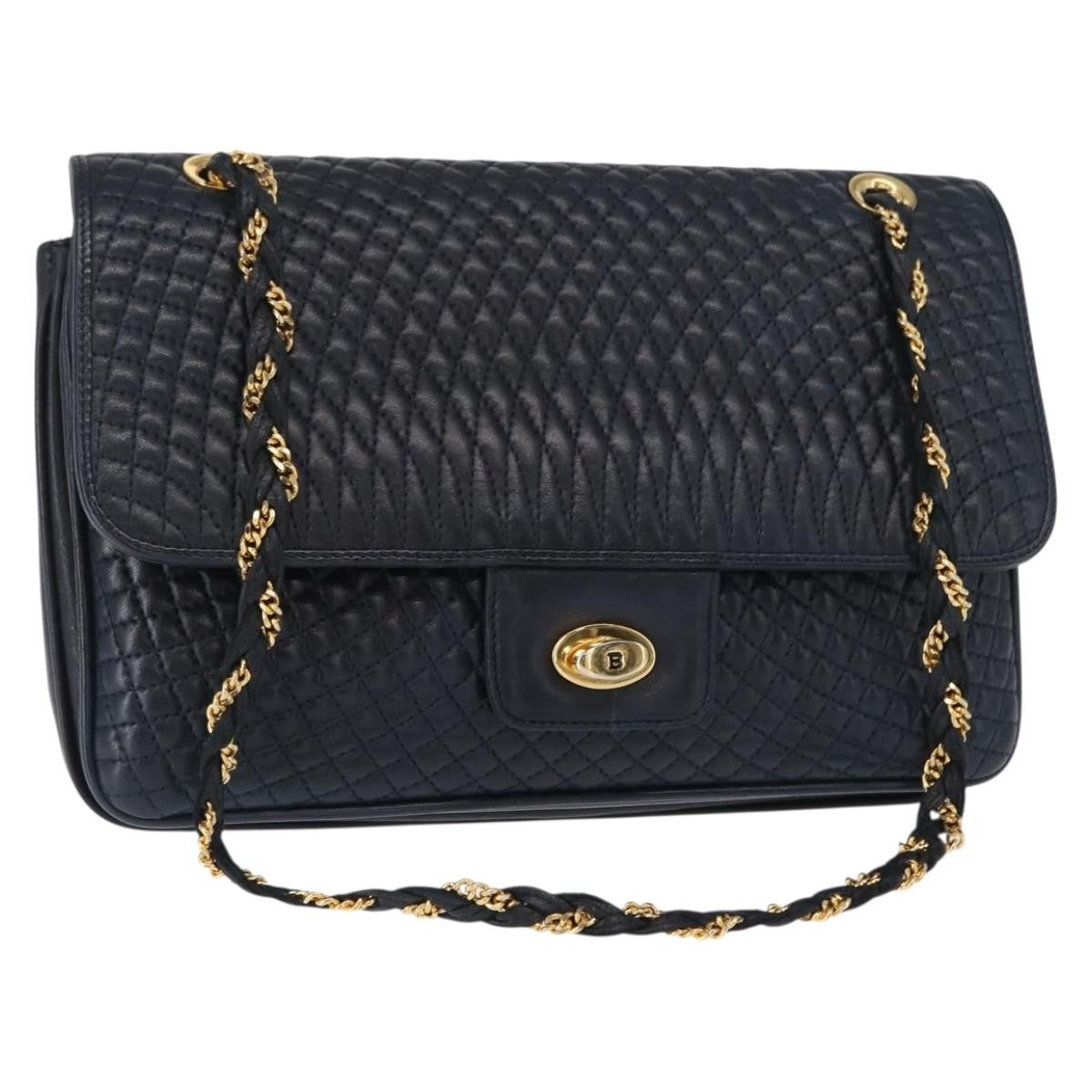 Bally Vintage Shoulder Bag Leather Product Image