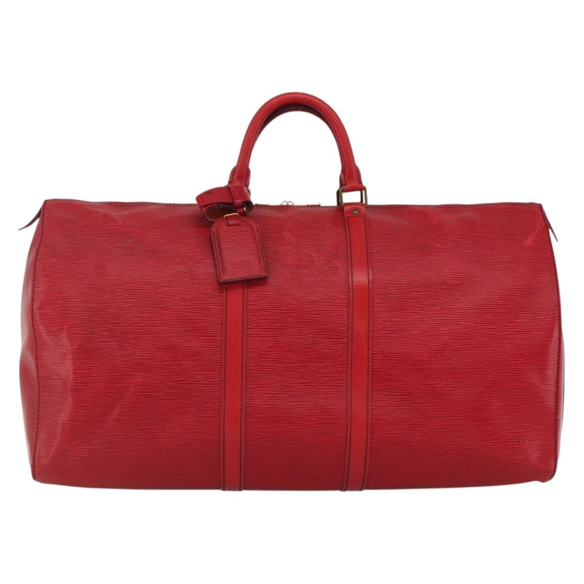 Louis Vuitton Keepall Bag Epi Leather 55