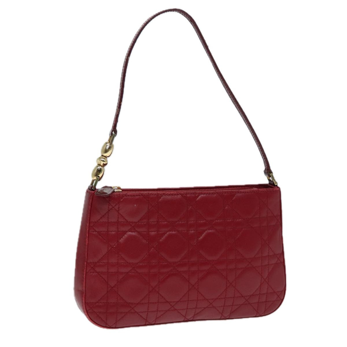Christian Dior Lady Dior Zip Pochette Cannage Quilt Lambskin Product Image