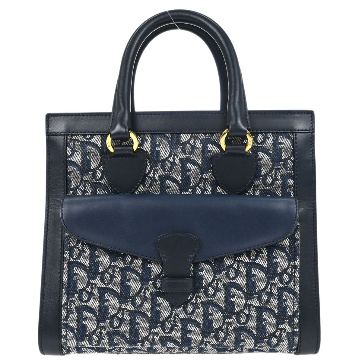 Christian Dior Vintage Trotter Pocket Diorissimo Canvas Small
