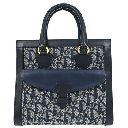 Christian Dior Vintage Trotter Pocket Diorissimo Canvas Small